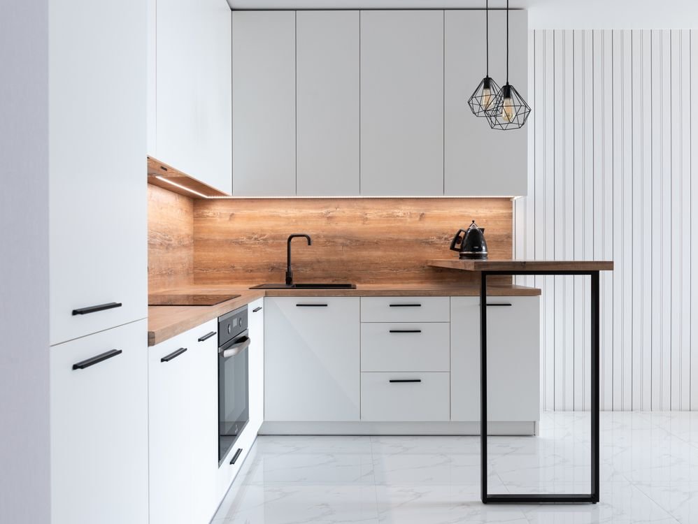 Cocina amplia y luminosa con distribución abierta